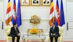 柬埔寨洪森总理希望老挝大力发展两国边境贸易