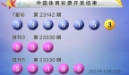 12月10日中国体育彩票7星彩、排列3排列5开奖结果