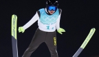 冬奥跳台滑雪大跳台资格赛，中国选手宋祺武获得第55名，遗憾止步