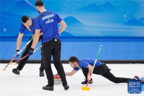 冰壶——男子循环赛：俄罗斯奥委会队胜意大利队