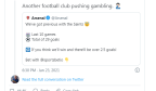 阿森纳推文后，足球俱乐部将被禁止在社交媒体上宣传赌博