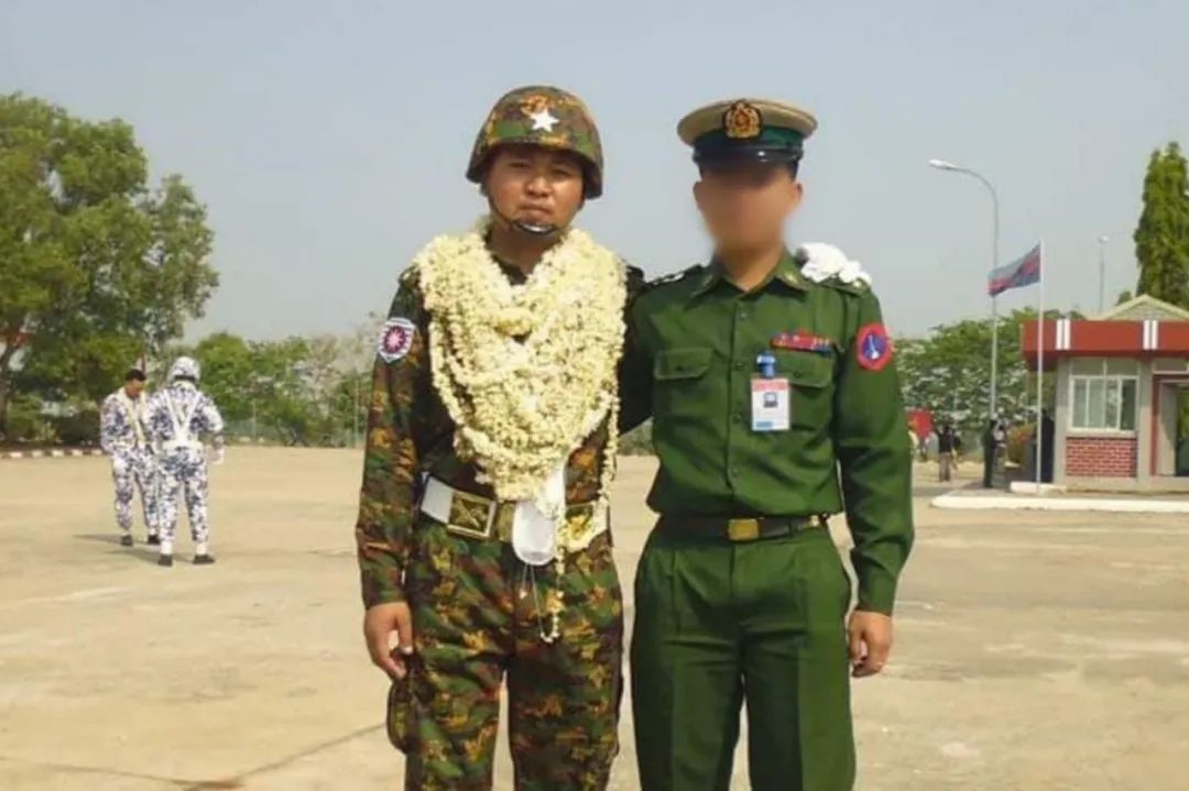 一名曾到果敢老街参战的缅军上尉从军营中逃离