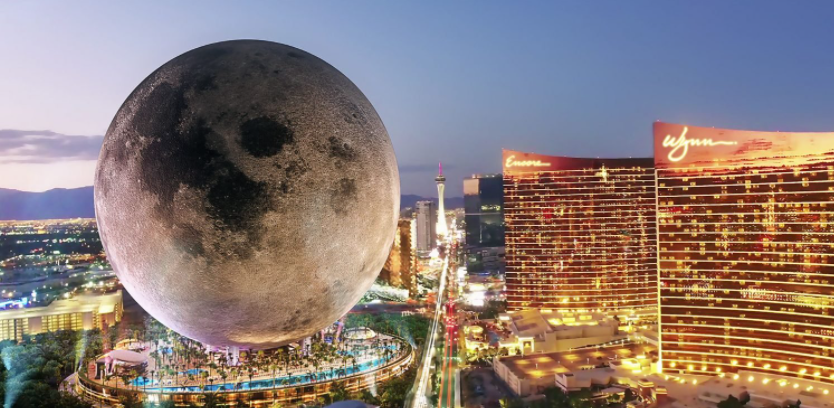 计划在拉斯维加斯建有“月球表面”的月形赌场