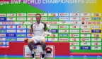 （体育）羽毛球——世锦赛：安赛龙获得男单冠军