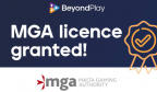 BeyondPlay获得MGA许可证，并准备与博彩运营商合作推出