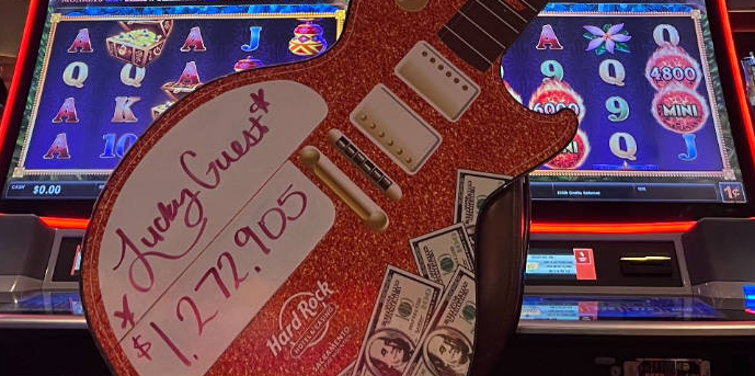 女子在萨克拉门托硬石酒店和赌场赢得130万美元