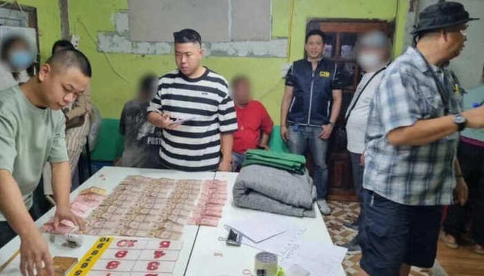 泰国北标府突袭非法博彩窝点36人被捕